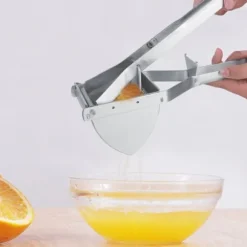 Rostfritt Stål Manuell Multifunktionell Potatisrisare Mosare Juice Maker