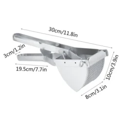 Rostfritt Stål Manuell Multifunktionell Potatisrisare Mosare Juice Maker