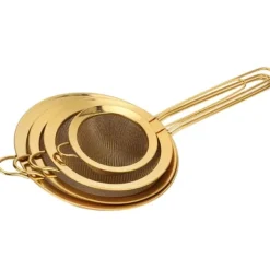 Rostfritt stål mjölsil Sifter Mesh Sil för hemköket (4st)