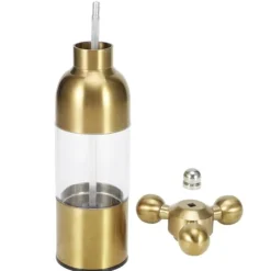 Rostfritt stål peppar salt kryddkvarn kvarn kryddmalning köksverktyg för matlagning guld