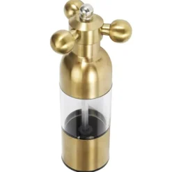 Rostfritt stål peppar salt kryddkvarn kvarn kryddmalning köksverktyg för matlagning guld