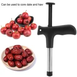 rostfritt stål rostfritt hållbart vasst kärnborrare för dadlar och frukt