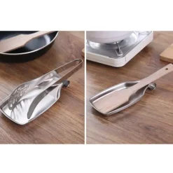 Rostfritt Stål Skedstöd Spis Skedhållare för Kök Spatel Slevborste Köksredskap