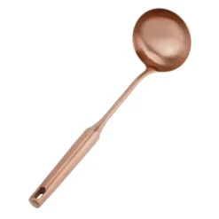 Rostfritt Stål Slev Sked Stor Soppslev Köksspatel Turner Matlagningsverktyg Rose Gold 02#
