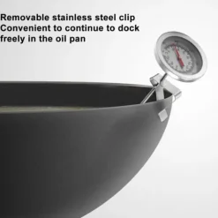 Rostfritt Stål Stekolja Termometer Fritös Friterad Kyckling Grill Termometermätare