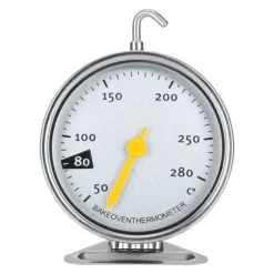 Rostfritt Stål Stor Ugnstermometer med Krok Kök Matlagning Mätverktyg 50-280 ℃