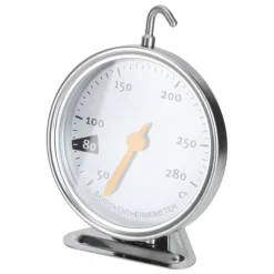 Rostfritt Stål Stor Ugnstermometer med Krok Kök Matlagning Mätverktyg 50-280 ℃
