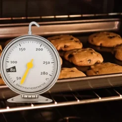 Rostfritt Stål Stor Ugnstermometer med Krok Kök Matlagning Mätverktyg 50-280 ℃