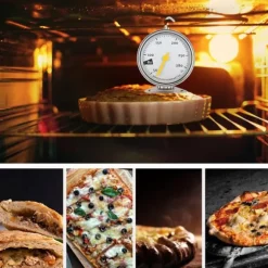 Rostfritt Stål Stor Ugnstermometer med Krok Kök Matlagning Mätverktyg 50-280 ℃