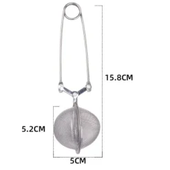 Rostfritt Stål Tesil Set - 4.5cm & 5cm Teinfusioner för Lösa Teer