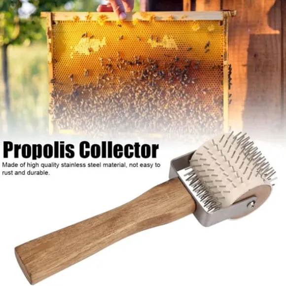 Rostfritt stålvalstyp propolisuppsamlare honungsutvinningsverktyg biodlingstillbehör