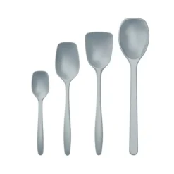 Rosti - NEW Classic kitchen spoons, Set of 4 - Dusty Blue