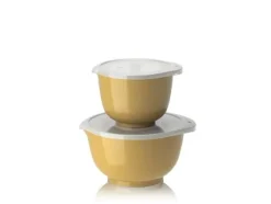 Rosti - NEW Margrethe bowls, Set of 2 + lids - Curry