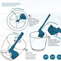 Rotationsspatel - FC05442 - Thermomix - TM5, TM6, TM31 - Kökstillbehör - Blå