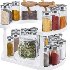 Roterbart kryddställ för förvaringsboxar