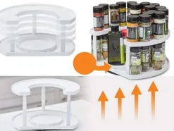 Roterbart kryddställ för förvaringsboxar