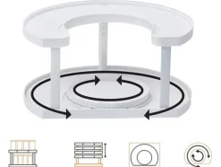 Roterbart kryddställ för förvaringsboxar