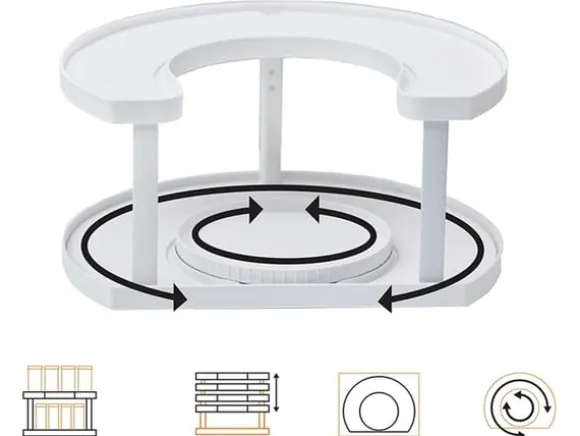 Roterbart kryddställ för förvaringsboxar