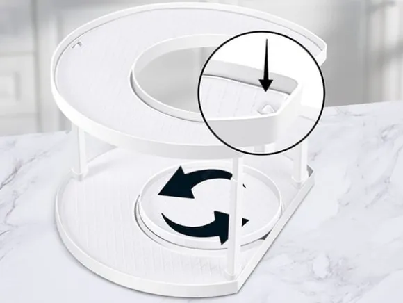 Roterbart kryddställ för förvaringsboxar