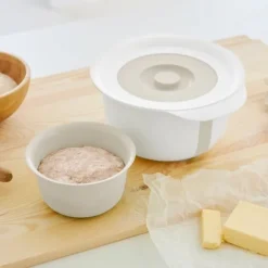 Rotho Fresh blandningsskål med stänkskydd 4L kallgrå