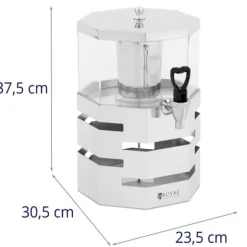 Royal Catering - Juicedispenser - 4 l - Kylsystem