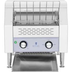 Royal Catering - Brödrost med rullande band - 2200 watt - 7 hastighetsgrader - 3 lägen