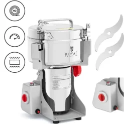 Royal Catering - Elektrisk kvarn - 1000 g - 20 x 9 cm - 3000 W