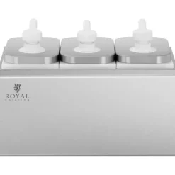 Royal Catering - Såsdispenser - 3 pumpar - 3 x 2 l
