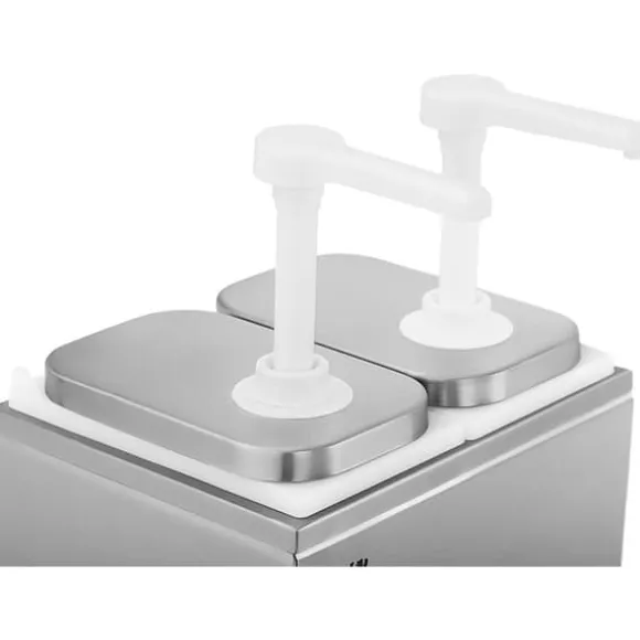 Royal Catering - Såsdispenser - 2 pumpar - 2 x 2 l