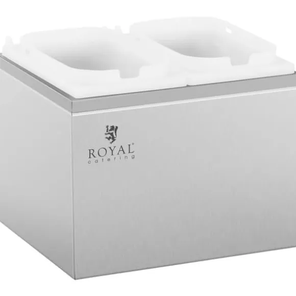 Royal Catering - Såsdispenser - 2 pumpar - 2 x 2 l