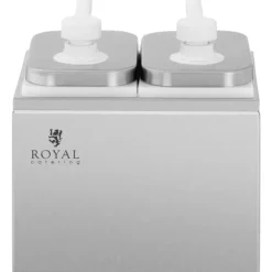 Royal Catering - Såsdispenser - 2 pumpar - 2 x 2 l