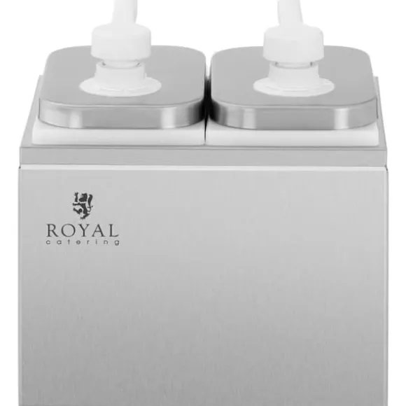 Royal Catering - Såsdispenser - 2 pumpar - 2 x 2 l