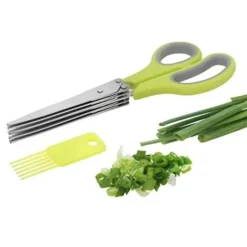 Örtsax - M2JTY - 5 blad - Rostfritt stål - Bekväma handtag - Diskmaskinvänlig