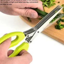 Örtsax, kökssax, multifunktionssax i rostfritt stål Flerskiktssaxverktyg