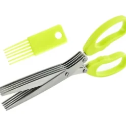 Örtsaxar, kökssaxar, multifunktionssaxar i rostfritt stål med flera lager skärverktyg[1217]