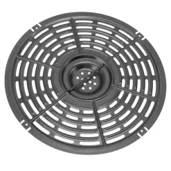 Rund fritösplatta med fritös med silikonborste och hylsa - 22 cm / 8,7 tum