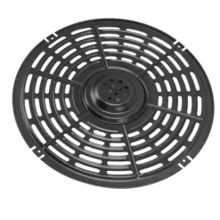 Rund fritösplatta med fritös med silikonborste och hylsa - 22 cm / 8,7 tum