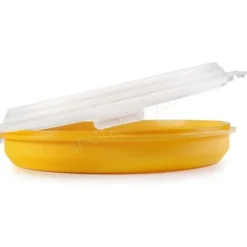 Rund Förvaringslåda 31 cm för Crêpes, Tortillas och Pizza med Lock - Färg Slumptal