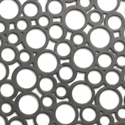 rund grå gallermatta för diskho 30 cm