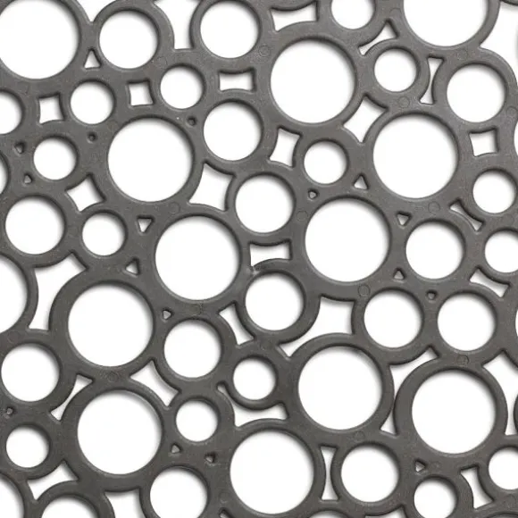 rund grå gallermatta för diskho 30 cm