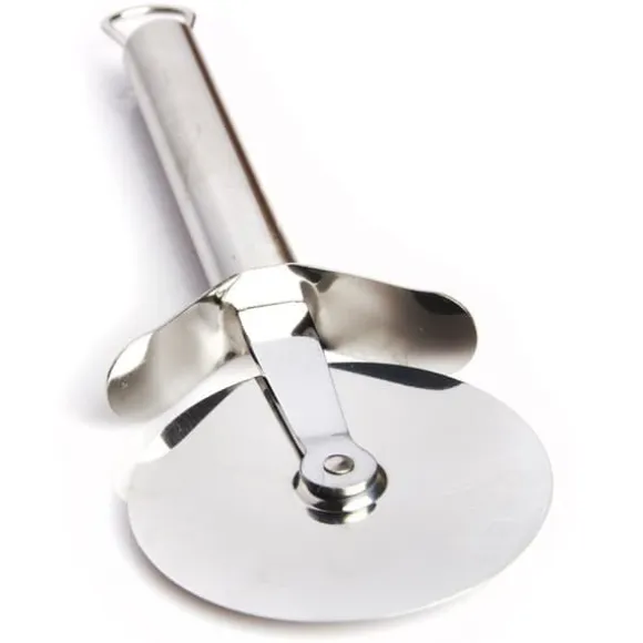 Rund pizzaskärare i stål, 20,5 cm