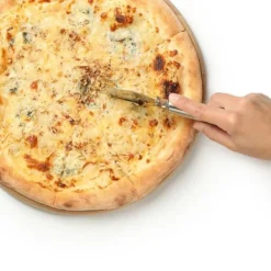 Rund pizzaskärare i stål, 20,5 cm