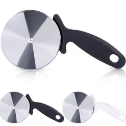 Rund pizzaskärare i stål, 20,5 cm