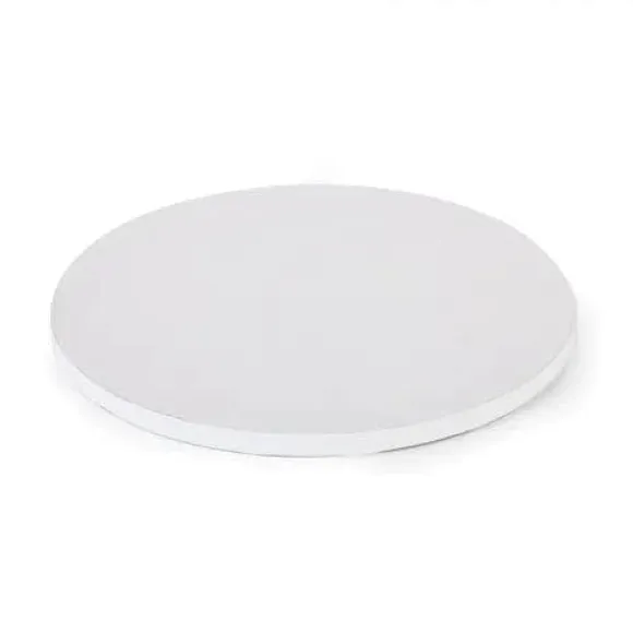 Rund tårtbotten TJOCK VIT 25x1,2cm