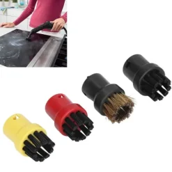 Runda små borsthuvuden ångrengöringsborstar för Karcher SC1 SC2 SC3 SC4 SC5 SC7