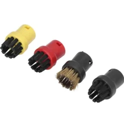 Runda små borsthuvuden ångrengöringsborstar för Karcher SC1 SC2 SC3 SC4 SC5 SC7