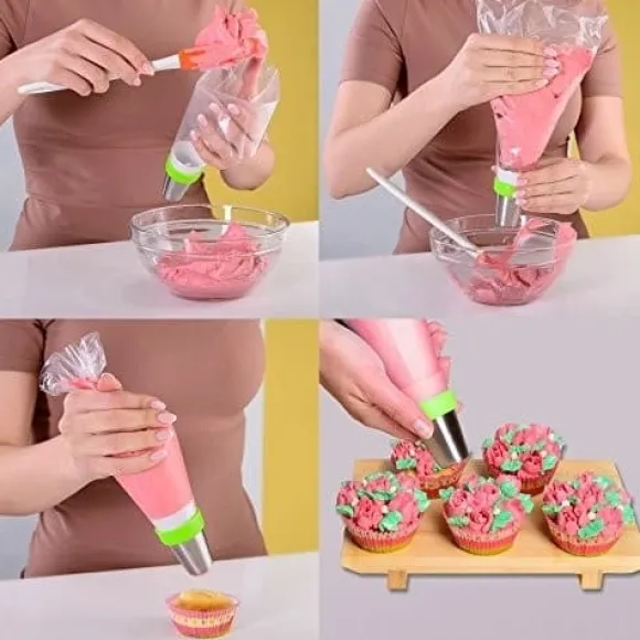 Russian Piping Tips 12 st Set Ryska tyllar Nozzles XXL Tyll