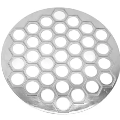 Russian Ravioli Maker Dumplings Form Aluminiumlegering Pelmeni Maker Form Pelmeni Kött Dumplings Maker 37 hål Silver