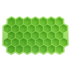 37-rutigt cellformad isform med silikonlock Livsmedelsgodkänd isbitsform för bar HomeGreen