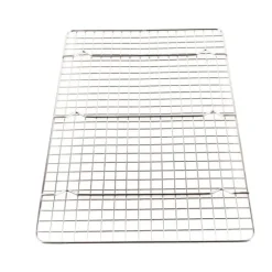 Rutigt kylställ 304 rostfritt stål rutnät Deformationsmotstånd Bakgaller för hembakeri Brödkaka Cookie